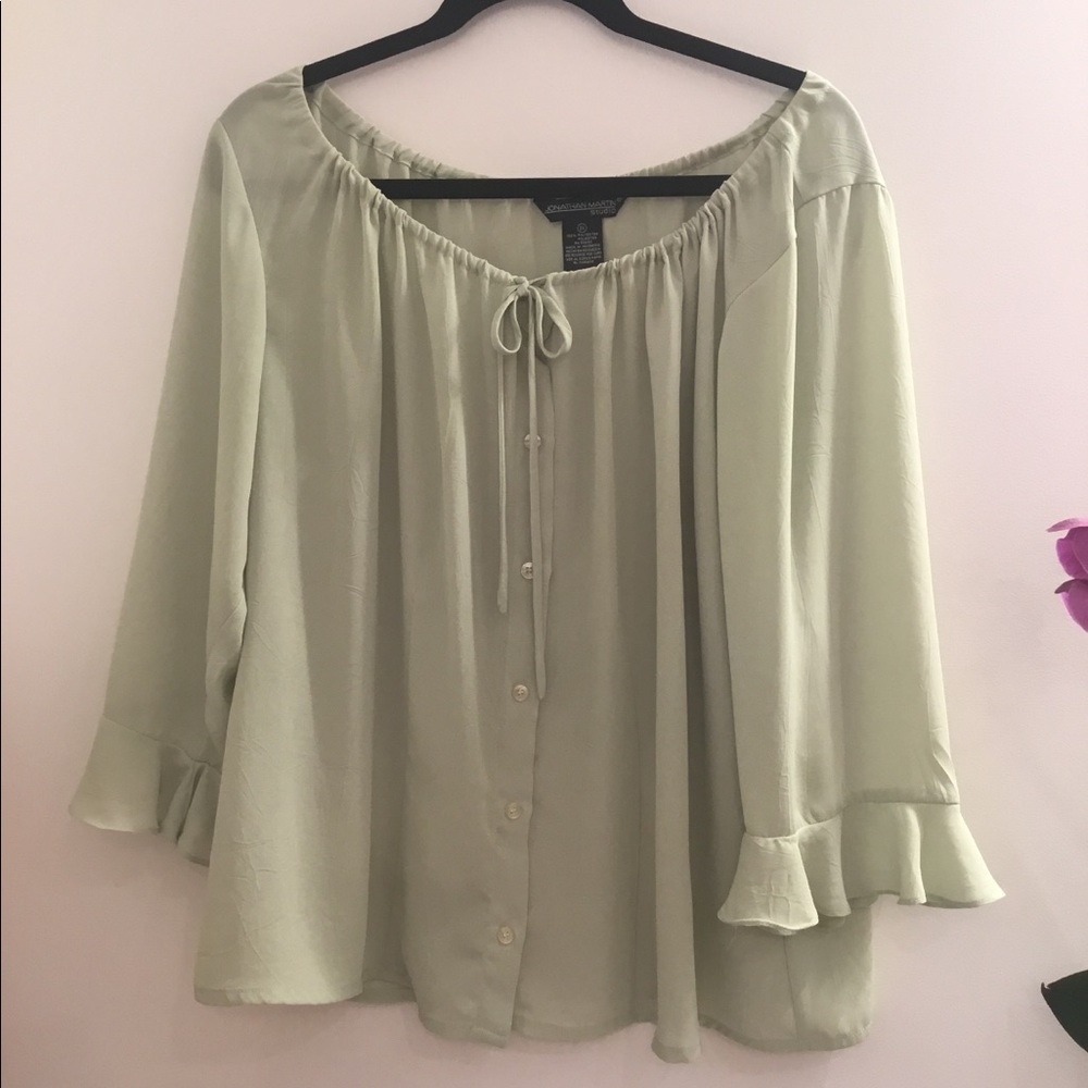 Soft Mint Blouse